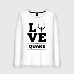 Женский лонгслив Quake love classic