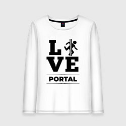 Женский лонгслив Portal love classic