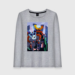 Женский лонгслив Subnautica морские чудовища