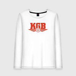 Женский лонгслив KGB Red