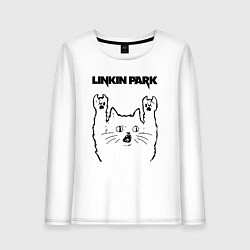 Женский лонгслив Linkin Park - rock cat