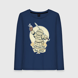 Женский лонгслив Рыцарь с пивной кружкой