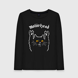 Женский лонгслив Motorhead rock cat
