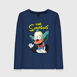 Женский лонгслив Krusty the clown