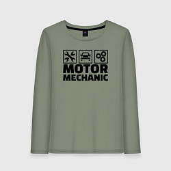 Женский лонгслив Mechanic