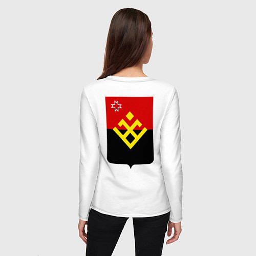 Женский лонгслив Малая Пурга / Белый – фото 4