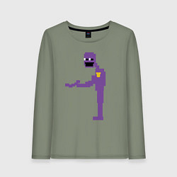 Женский лонгслив Сиреневый человек