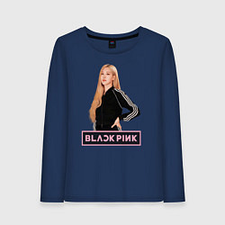 Женский лонгслив Блэкпинк Роза