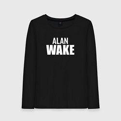 Женский лонгслив Alan Wake logo