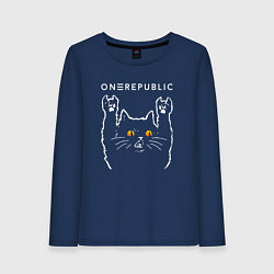 Женский лонгслив OneRepublic rock cat