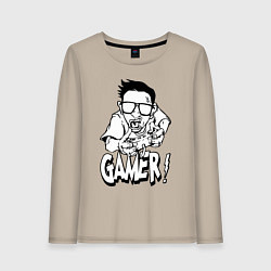 Женский лонгслив Gamer man