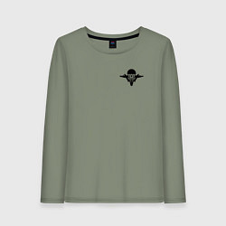 Женский лонгслив ВДВ символ логотип