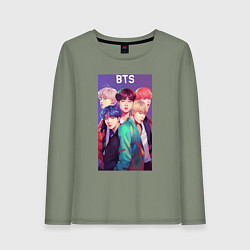 Женский лонгслив Anime BTS style