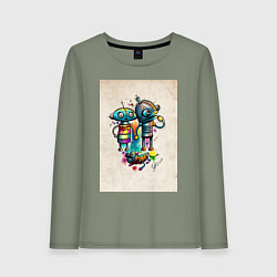 Женский лонгслив Machinarium