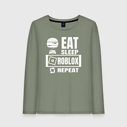 Женский лонгслив Роблокс на повторе