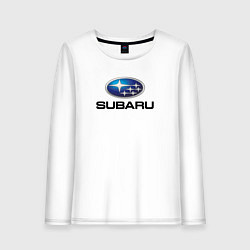 Женский лонгслив Subaru sport auto