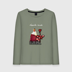 Женский лонгслив Depeche Mode - Dave Gahan enjoy the silence