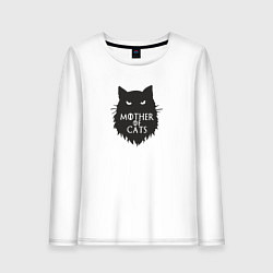 Женский лонгслив Mother of cats