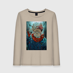 Женский лонгслив Крутой Суккуна