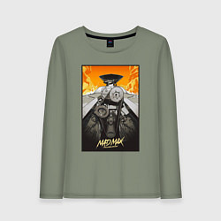 Женский лонгслив Безумный Макс - мотор
