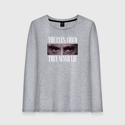Лонгслив хлопковый женский Tony Montana Scarface, цвет: меланж