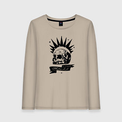 Женский лонгслив Череп с футболки Хлои из Life is Strange