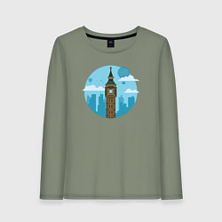 Женский лонгслив Биг-бен