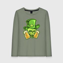 Женский лонгслив Ирландское пиво