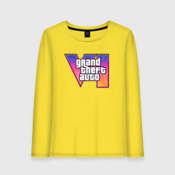 Женский лонгслив Grand theft auto VI