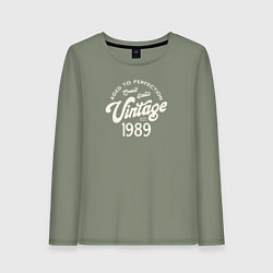 Женский лонгслив 1989 год - выдержанный до совершенства