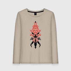 Лонгслив хлопковый женский Левиафан Mass Effect, цвет: миндальный