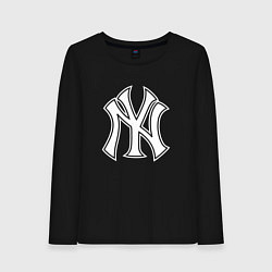 Женский лонгслив New York yankees - baseball logo