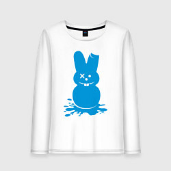 Лонгслив хлопковый женский Blue bunny, цвет: белый