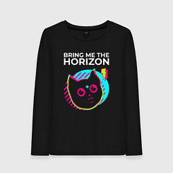 Женский лонгслив Bring Me the Horizon rock star cat