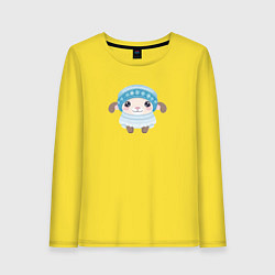 Женский лонгслив Маленькая овечка