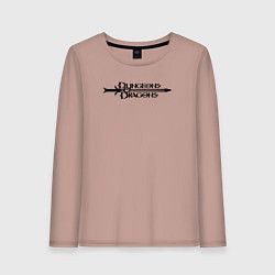 Женский лонгслив Днд лого с мечом