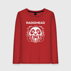 Женский лонгслив Radiohead rock panda