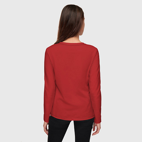 Женский лонгслив GTA - cars / Красный – фото 4