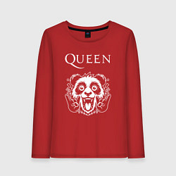 Женский лонгслив Queen rock panda