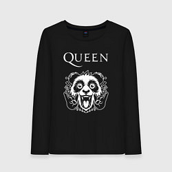 Женский лонгслив Queen rock panda