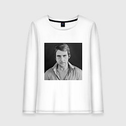 Женский лонгслив Портрет Владимир Высоцкий
