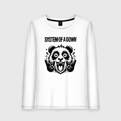 Женский лонгслив System of a Down - rock panda