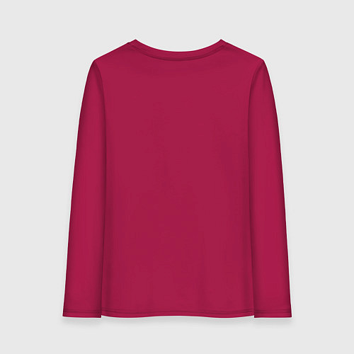 Женский лонгслив Свободен занят бильярд / Маджента – фото 2