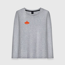 Лонгслив хлопковый женский Burmese Ghouis, цвет: меланж