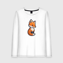 Женский лонгслив Рыжая плутовка