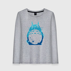 Женский лонгслив Blue Totoro