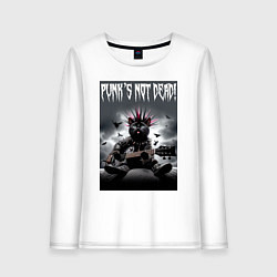 Женский лонгслив Cool kitten - punks not dead