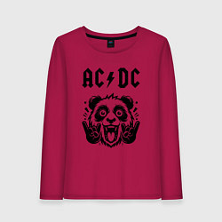 Женский лонгслив AC DC - rock panda