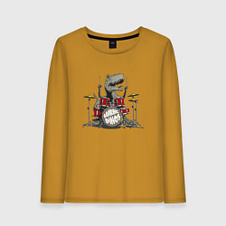 Женский лонгслив Ревущие динозавры