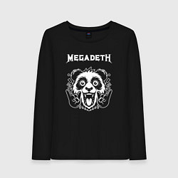 Женский лонгслив Megadeth rock panda